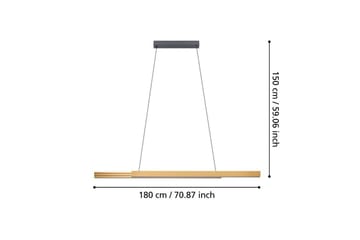 Takpendel Eglo Montebuono Brun - Products - Belysning - Lampor & belysning inomhus - Taklampa & takbelysning - Pendellampa & hänglampa