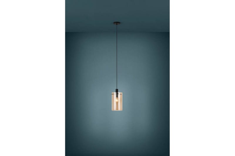 Takpendel Eglo Polverara Svart/Amber 1 Lampa - 1 Lampa - Products - Belysning - Lampor & belysning inomhus - Taklampa & takbelysning - Pendellampa & hänglampa