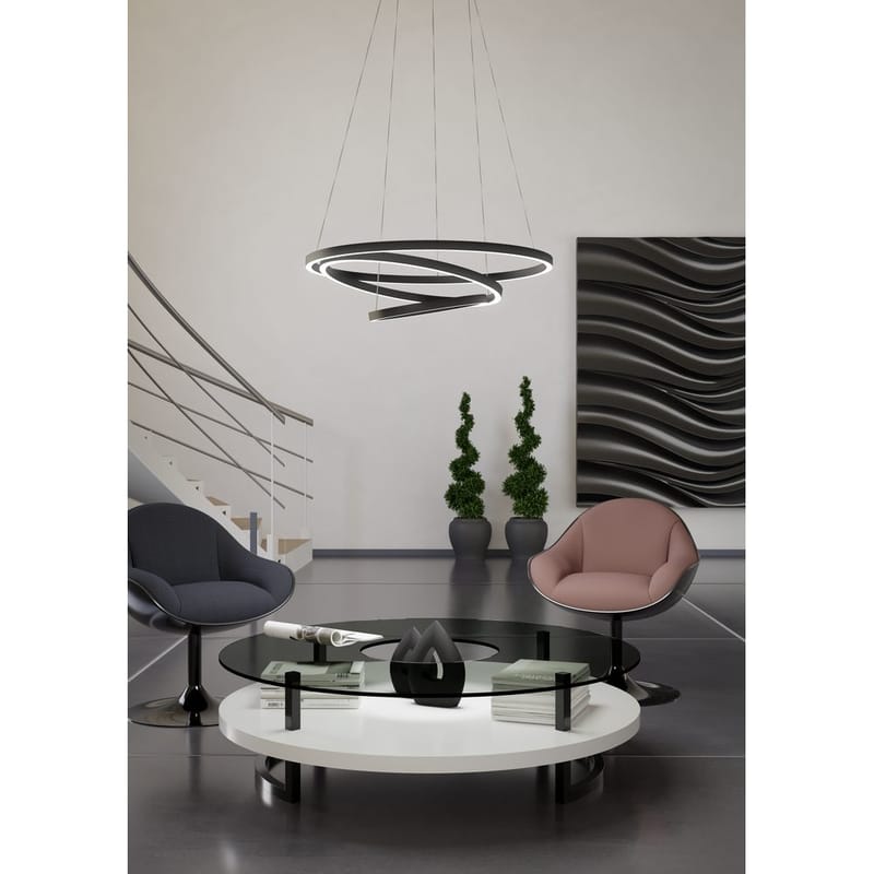 Takpendel Lobinero - Svart Vit - Products - Belysning - Lampor & belysning inomhus - Taklampa & takbelysning - Pendellampa & hänglampa