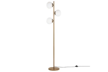 Thaslo Golvlampa 153 cm - Guld/Vit - Products - Belysning - Lampor & belysning inomhus - Golvlampa
