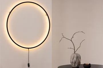 Sörmjöle x Josefin Lustig Väggplafond 100 cm - Svart - Products - Belysning - Lampor & belysning inomhus - Vägglampa - Väggplafond