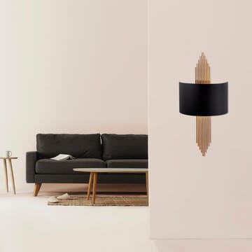 Vägglampa Curve - Svart/koppar - Products - Belysning - Lampor & belysning inomhus - Vägglampa - Väggplafond