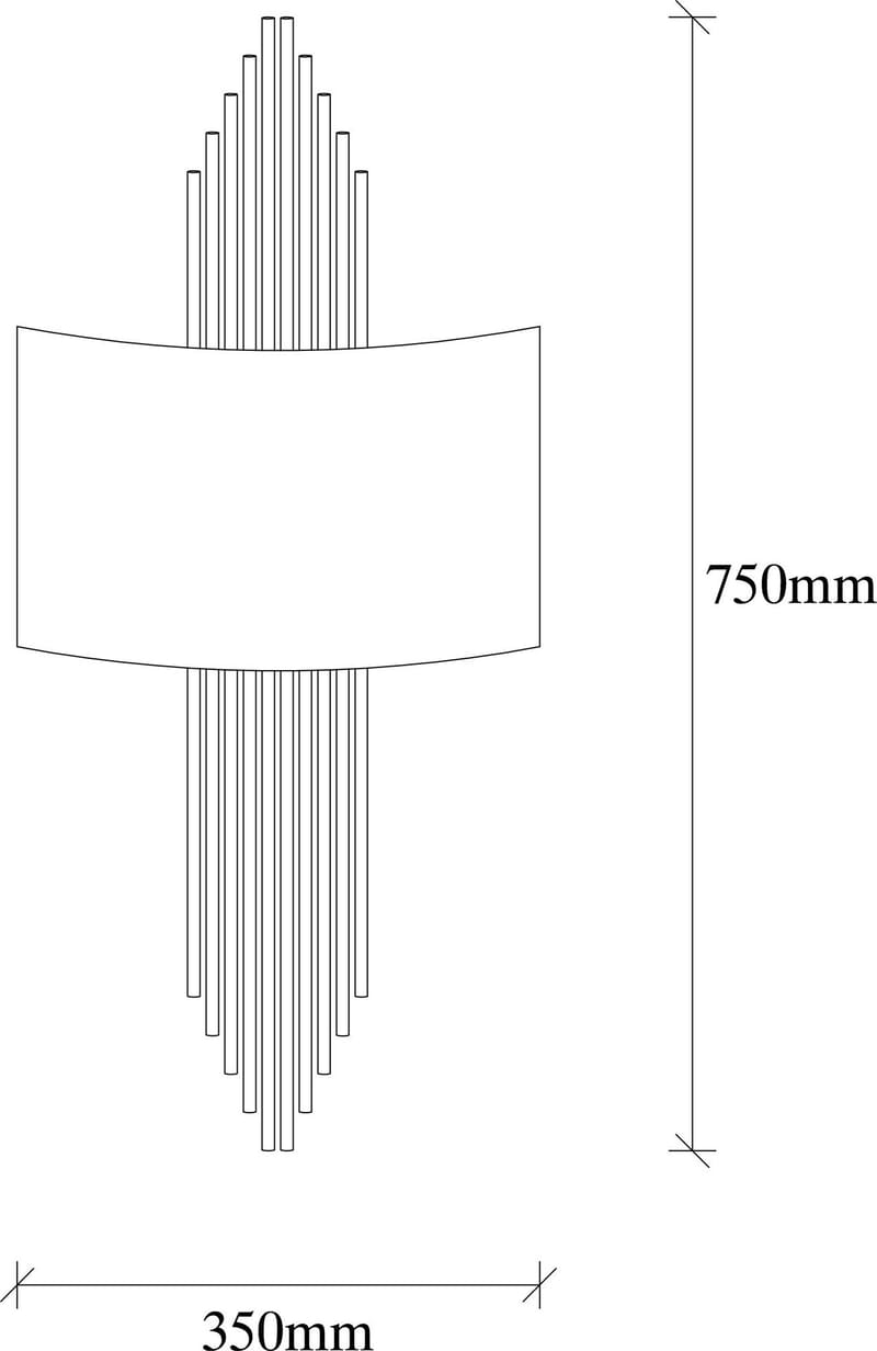 Vägglampa Curve - Svart/koppar - Products - Belysning - Lampor & belysning inomhus - Vägglampa - Väggplafond