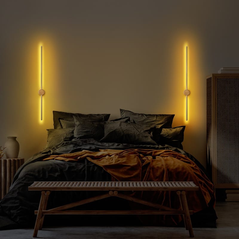 Vägglampa Glavo 91 cm - Guld - Products - Belysning - Lampor & belysning inomhus - Vägglampa - Väggplafond