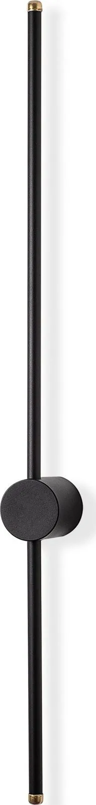 Vägglampa Glavo 91 cm, Svart