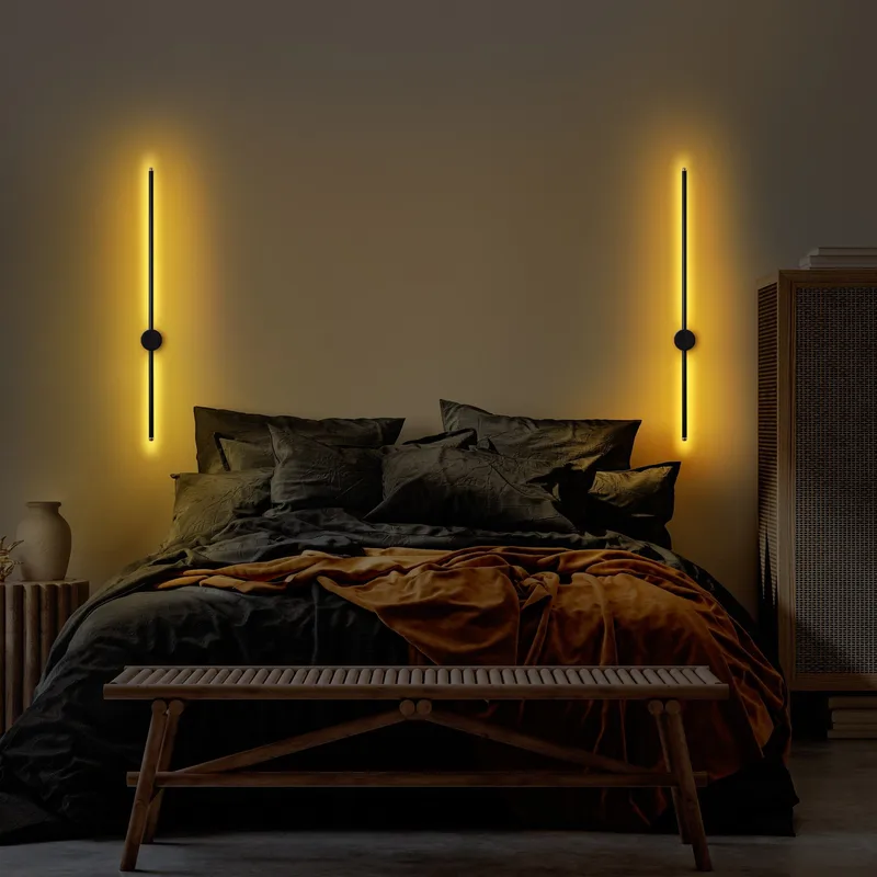Vägglampa Glavo 91 cm - Svart - Products - Belysning - Lampor & belysning inomhus - Vägglampa - Väggplafond