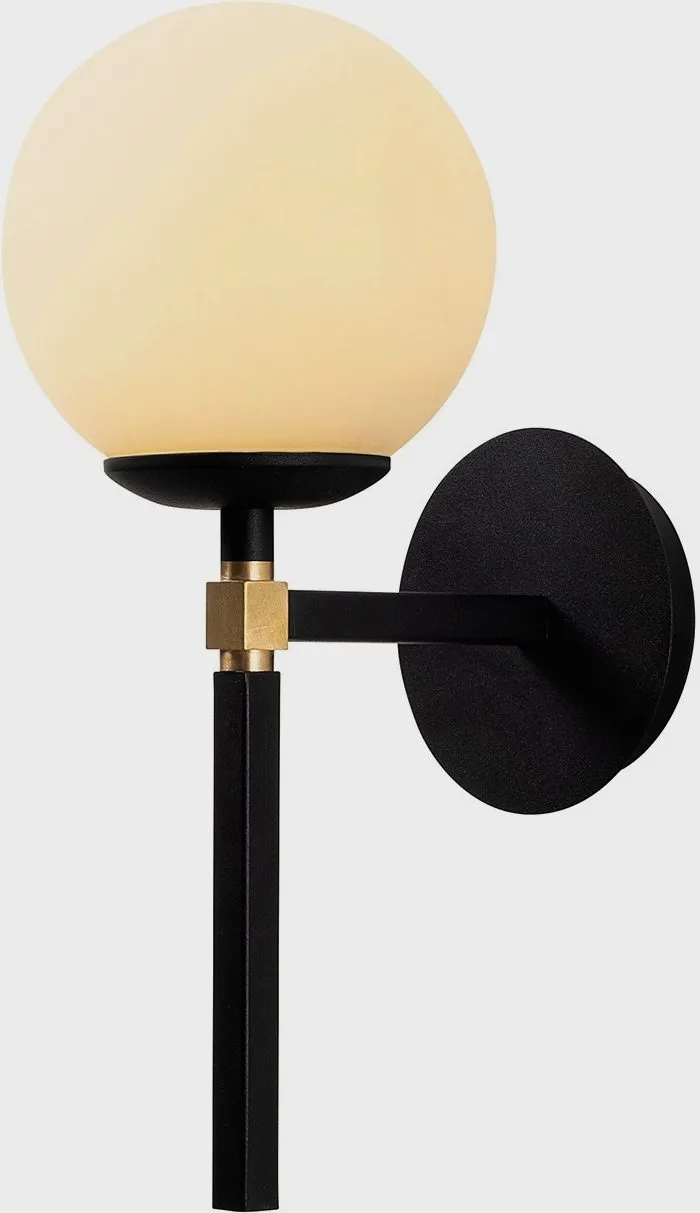 Vägglampa Gondol 3041, Svart/vit