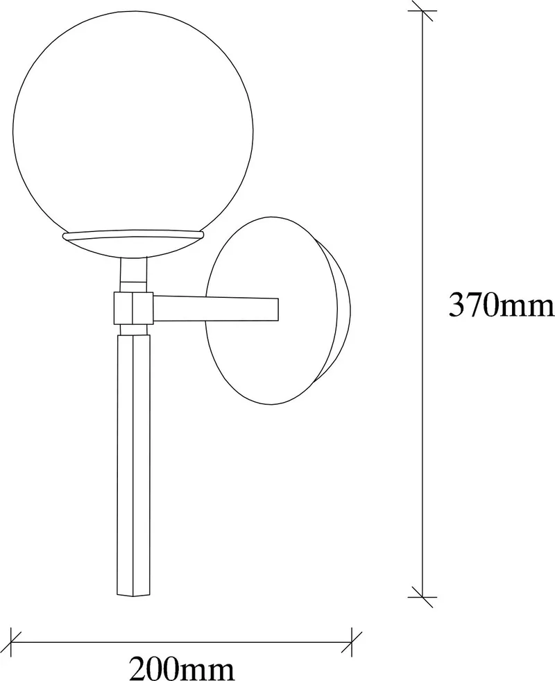 Vägglampa Gondol 3041 - Svart/vit - Products - Belysning - Lampor & belysning inomhus - Vägglampa - Väggplafond
