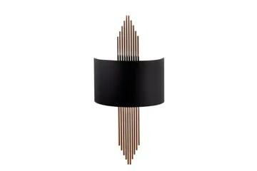 Vägglampa Grelon Svart / Koppar - Svart / Koppar - Products - Belysning - Lampor & belysning inomhus - Vägglampa - Väggplafond