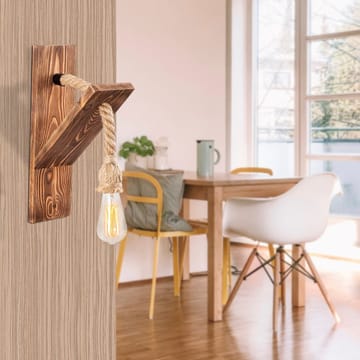 Vägglampa i Gran - Trä - Products - Belysning - Lampor & belysning inomhus - Vägglampa - Väggplafond