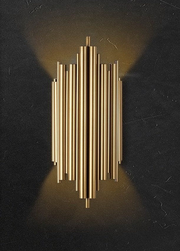 Vägglampa Reis 13340 - Guld - Products - Belysning - Lampor & belysning inomhus - Vägglampa - Väggplafond