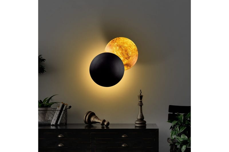 Vägglampa Zandel Svart / Koppar - Svart / Koppar - Products - Belysning - Lampor & belysning inomhus - Vägglampa - Väggplafond