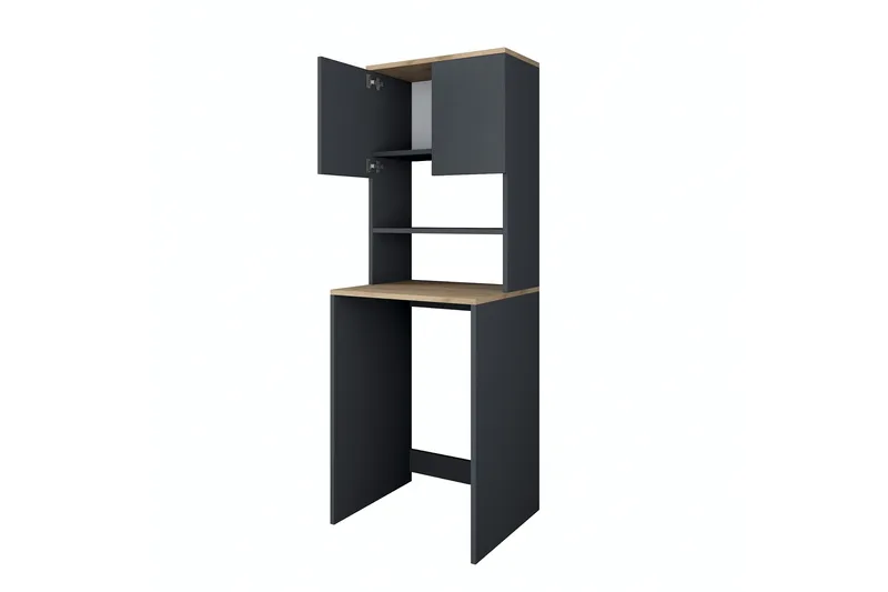 Ramdev Highboard - Valnöt/Antracit - Products - Förvaring - Badrumsförvaring - Tvättställsskåp & kommod