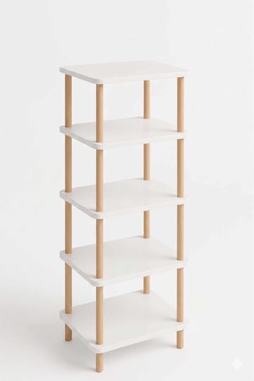Ryrhyrdhonar Badrumshylla 40x185x30 cm - Vit - Products - Förvaring - Badrumsförvaring - Badrumshylla