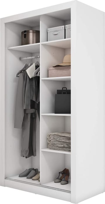 Einar garderob 18 - Vit - Vit - Products - Förvaring - Garderober & garderobssystem