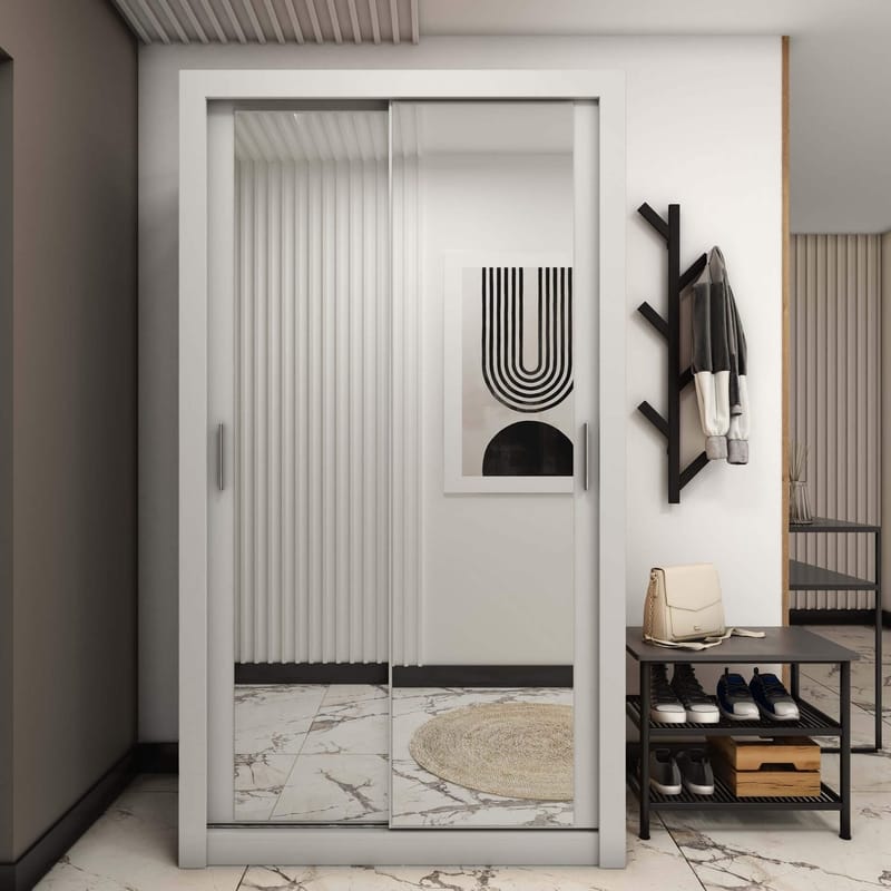 Einar garderob 18 - Vit - Vit - Products - Förvaring - Garderober & garderobssystem