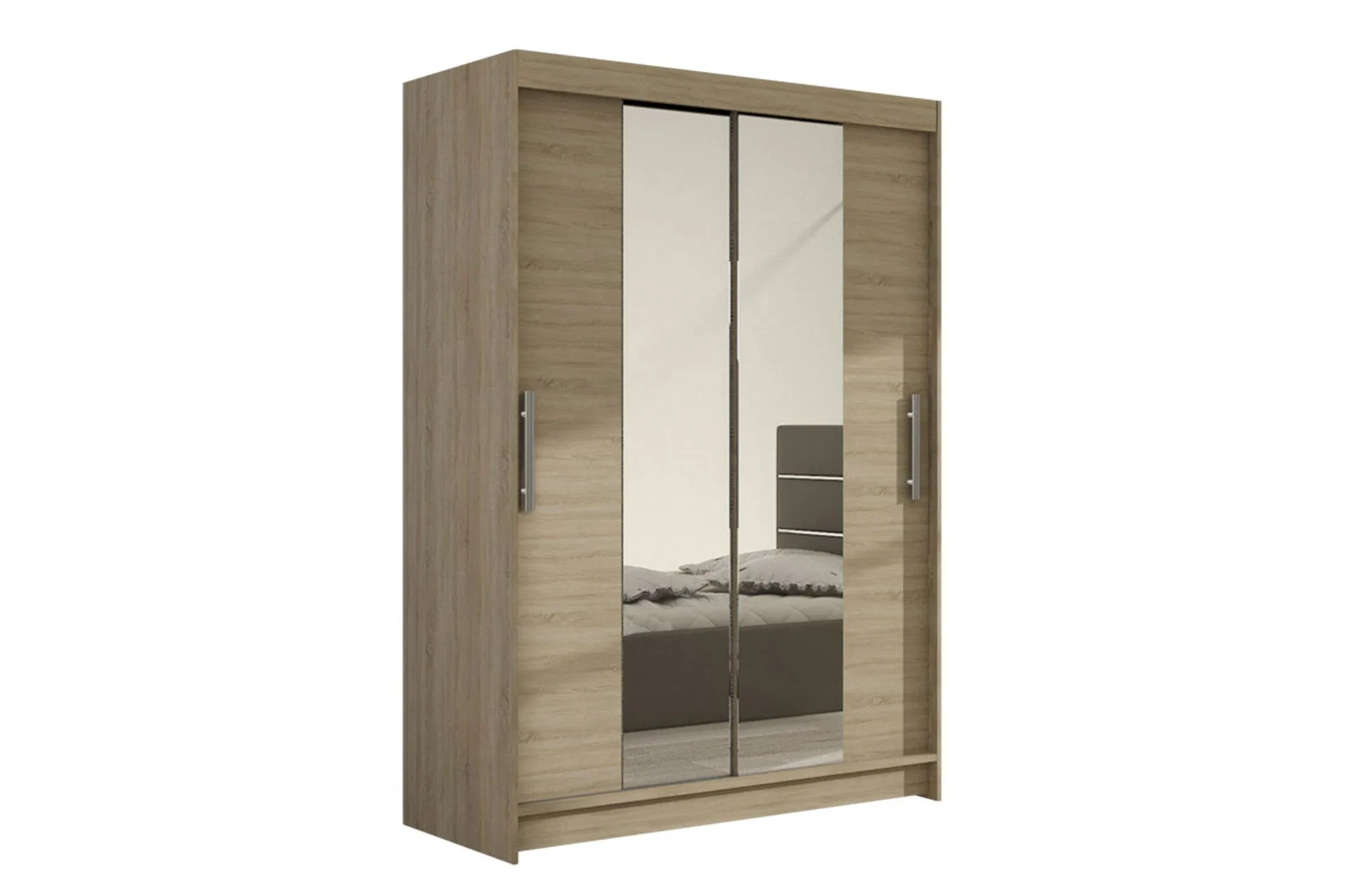 Estella Garderob Skjutdörrar Smal Spegel