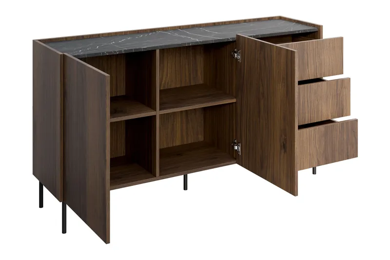 Akihito Byrå 160 cm - Brun - Products - Förvaring - Förvaringsmöbler - Byrå