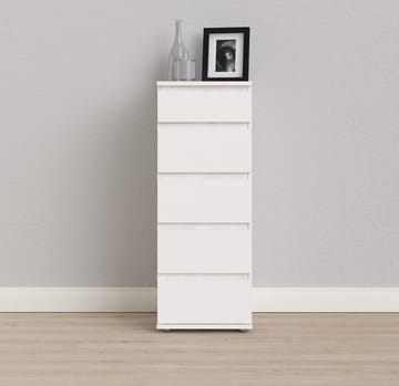 Byrå Nova med 5 Lådor 40 cm - Vit - Products - Förvaring - Förvaringsmöbler - Byrå - Hallbyrå