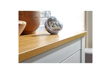 Byrå Wohnling med 3 lådor 2 dörrar tvåfärgad vit ek lantlig stil - Products - Förvaring - Förvaringsmöbler - Byrå - Hallbyrå