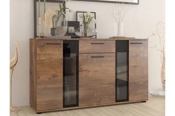 Deardorf Komoda 140 cm - Trä/natur/Vit - Products - Förvaring - Förvaringsmöbler - Byrå - Hallbyrå