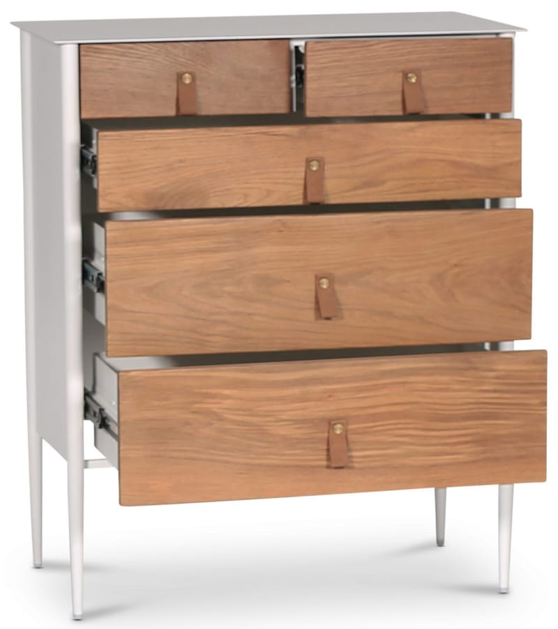 Flash byrå - Vit/oljad ek - Vit/oljad ek - Products - Förvaring - Förvaringsmöbler - Byrå - Hallbyrå