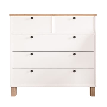 Avero Byrå 90x85,2x40 cm - Vitt och ek - Products - Förvaring - Förvaringsmöbler - Byrå - Hallbyrå