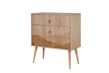 Bertoaria Byrå 80x89 cm Brun - Hanah Home - Products - Förvaring - Förvaringsmöbler - Byrå - Hallbyrå
