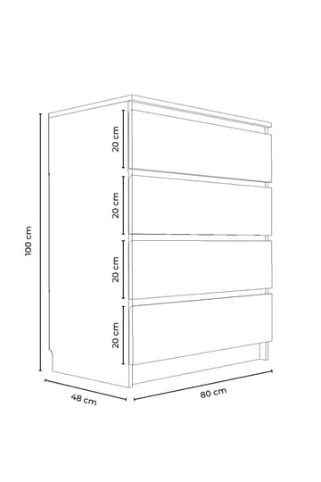 Ferin Byrå 80 cm - Products - Förvaring - Förvaringsmöbler - Byrå - Hallbyrå