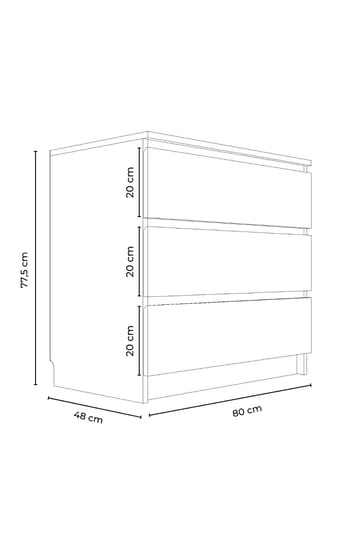 Ferin Byrå 80 cm - Products - Förvaring - Förvaringsmöbler - Byrå - Hallbyrå