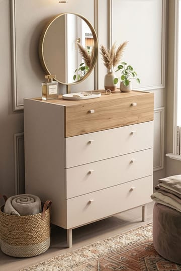 Kamulu Byrå 80x93,1x41,8 cm - sandek - Products - Förvaring - Förvaringsmöbler - Byrå - Hallbyrå