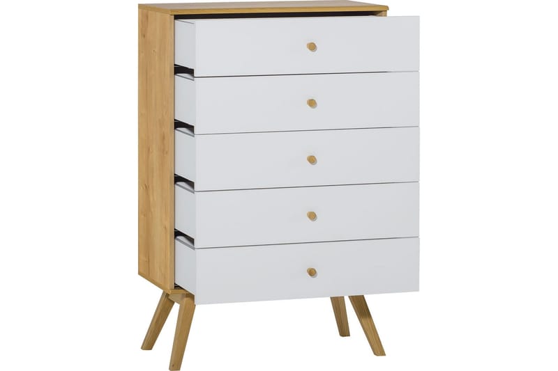 Nature Byrå Natur/Vit - VOX - Products - Förvaring - Förvaringsmöbler - Byrå - Hallbyrå