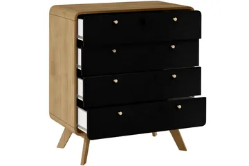 Olivet Byrå 80x39 cm - Natur/Svart - Products - Förvaring - Förvaringsmöbler - Byrå - Hallbyrå