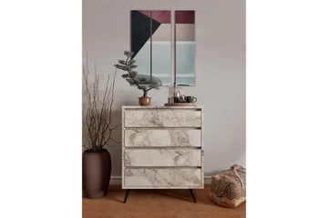 Suvera Byrå 70 cm - Vit marmor - Products - Förvaring - Förvaringsmöbler - Byrå - Hallbyrå