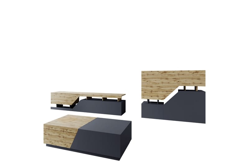 Ceelias Möbelset För Vardagsrum - Antracit - Products - Förvaring - Förvaringsmöbler - Möbelset för vardagsrum