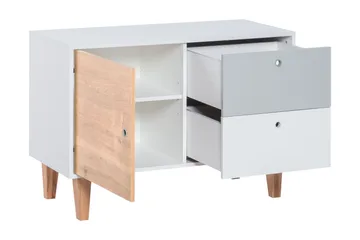 Concept Byrå Vit/Grå/Natur - VOX - Products - Förvaring - Förvaringsmöbler - Byrå