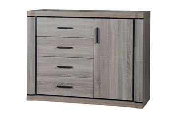 Dallas Skänk 117x43,5x91 cm LED-belysning - Beige/Grå - Products - Förvaring - Förvaringsmöbler - Sideboard & skänk