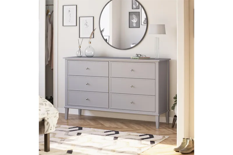 Evgeni Byrå 6 lådor - Grå - Products - Förvaring - Förvaringsmöbler - Byrå