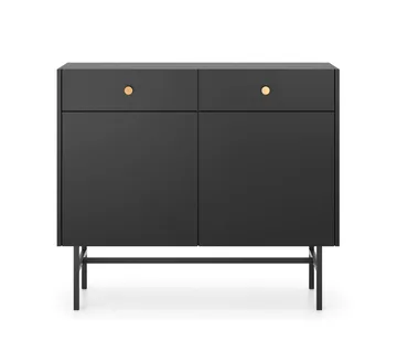 Francisca Byrå 104 cm - Svart - Products - Förvaring - Förvaringsmöbler - Byrå