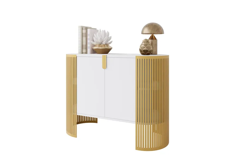 Friend Skänk 120x40 cm - Guld/Vit - Products - Förvaring - Förvaringsmöbler - Sideboard & skänk