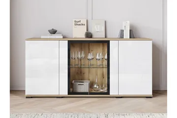 Gamal Skänk 150x40 cm - Svart - Products - Förvaring - Förvaringsmöbler - Sideboard & skänk