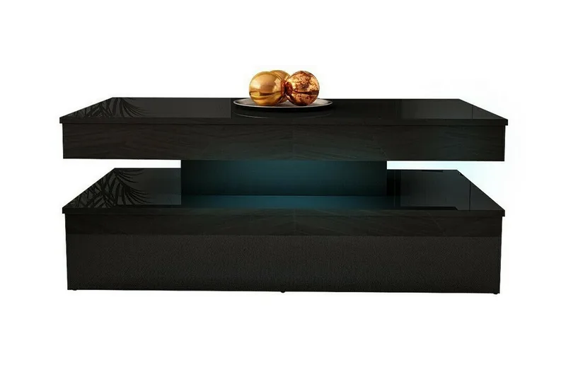 Glenndale Möbelset Vardagsrum med Belysning - Svart - Products - Förvaring - Förvaringsmöbler - Möbelset för vardagsrum