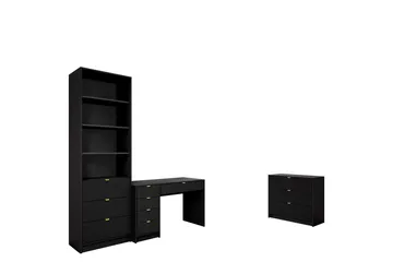 Gudelia Möbelset För Vardagsrum - Svart - Products - Förvaring - Förvaringsmöbler - Möbelset för vardagsrum