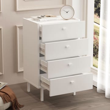 Kamulu Byrå 47,9x80,1x36,8 cm - Vit - Products - Förvaring - Förvaringsmöbler - Byrå