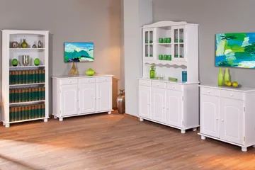 Leksand Skänk 130 cm - Vit - Products - Förvaring - Förvaringsmöbler - Sideboard & skänk