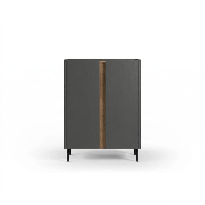 Lomar Sideboard 90x120,4x40,5 cm - Antracit, naturlig ek, svart - Products - Förvaring - Förvaringsmöbler - Sideboard & skänk
