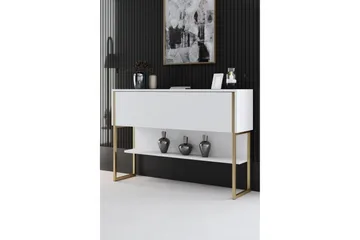 Luxe Byrå 120 cm - Guld/Vit - Products - Förvaring - Förvaringsmöbler - Byrå