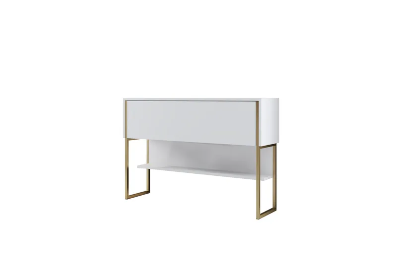 Luxe Byrå 120 cm - Guld/Vit - Products - Förvaring - Förvaringsmöbler - Byrå