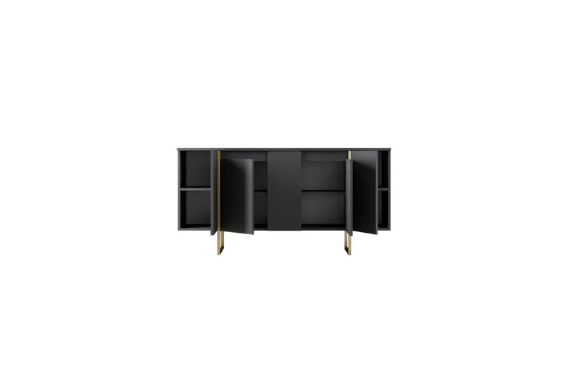 Luxe Konsollbord 160 cm - Grå/Guld - Products - Förvaring - Förvaringsmöbler - Sideboard & skänk