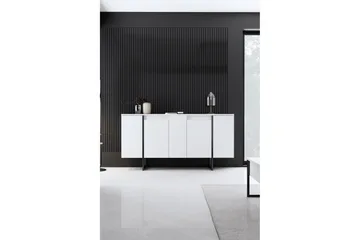 Luxe Konsollbord 160 cm - Vit/Svart - Products - Förvaring - Förvaringsmöbler - Sideboard & skänk
